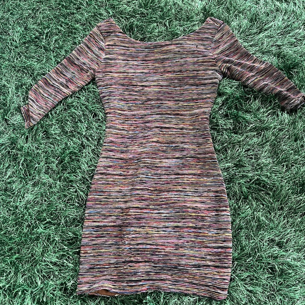 Rainbow mini dress